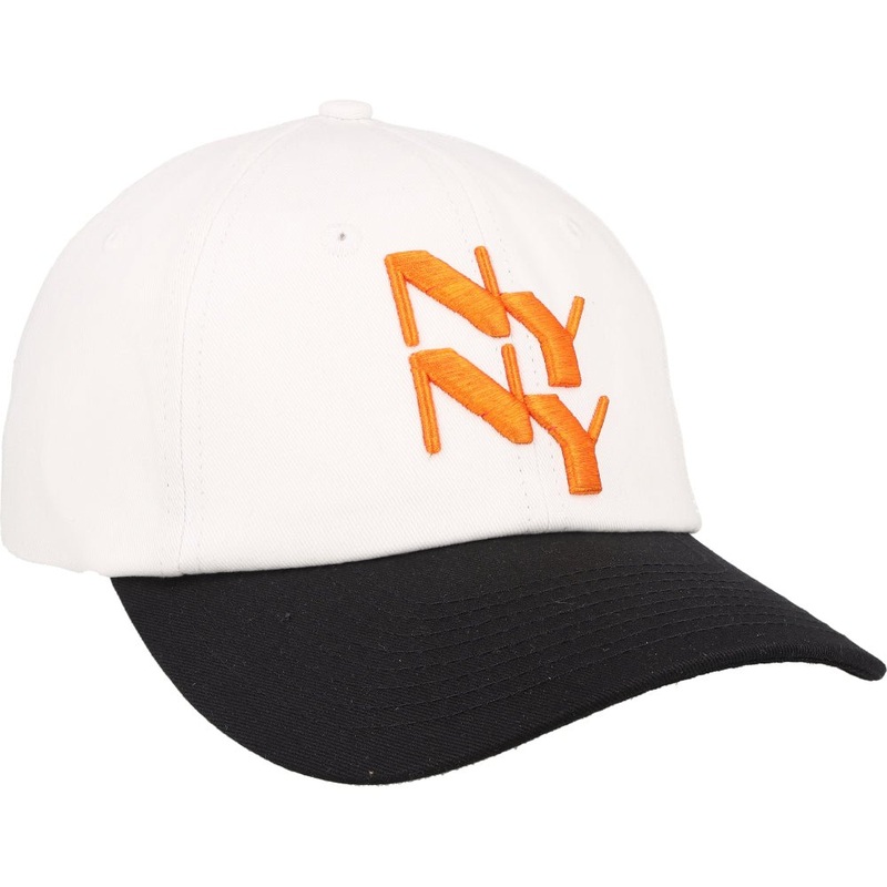 NY NY Snapback Hat|White|One Size Fits Most