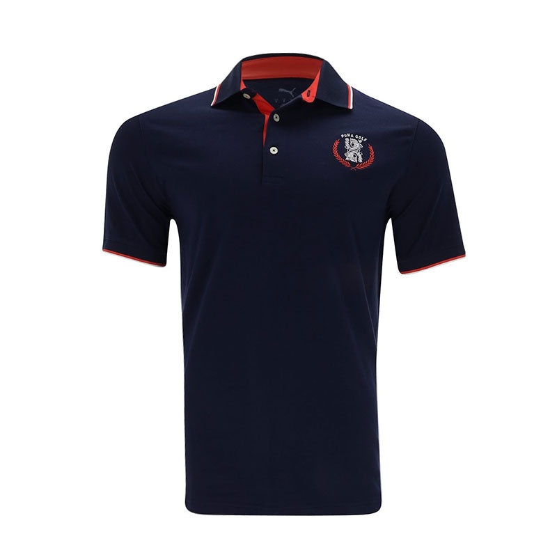 PUMA Modalon Queen City Men’s Polo (Deep Navy/White)