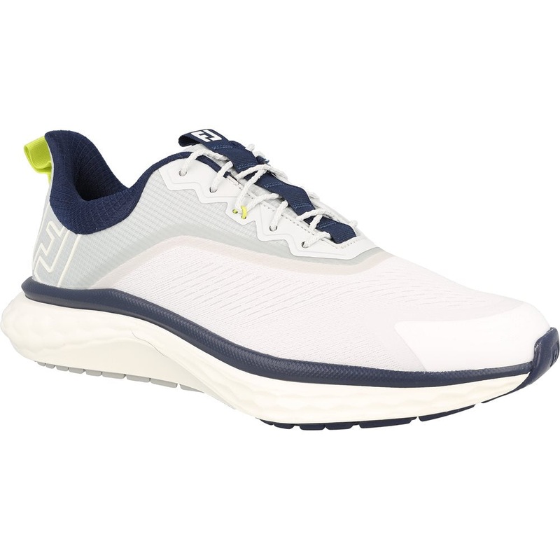Quantum Spikeless Golf Shoes|White/Gray/Blue|White/White/Gray|9|10|11.5|8.5|9.5|10.5|11|12|8