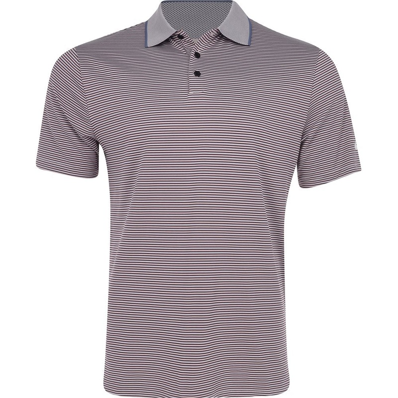 Tour Stripe Polo|Platinum Violet/White|Black/White|Pale Ivory/Black|White/Black|Medium|Large|X-Large|XX-Large|Small