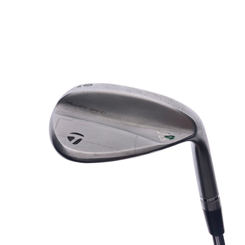Used TaylorMade Milled Grind 4 Lob Wedge / 60.0 Degrees / Wedge Flex