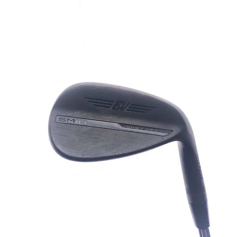Used Titleist Vokey SM10 Jet Black Gap Wedge / 50.0 Degrees / Wedge Flex