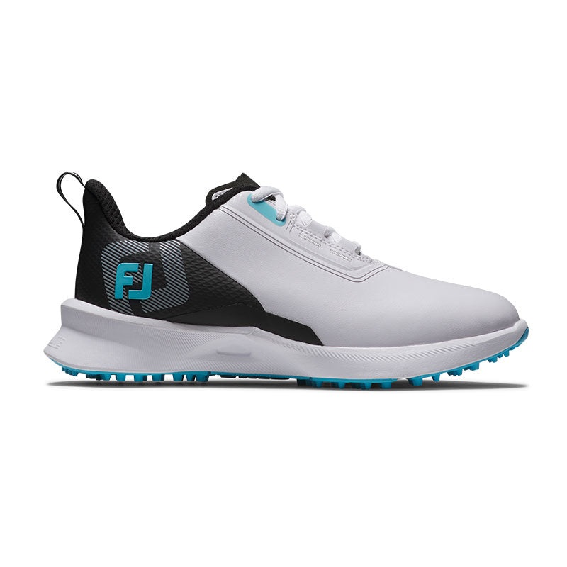 FOOTJOY Fuel Junior Spikeless Shoes (White/Black/Blue)