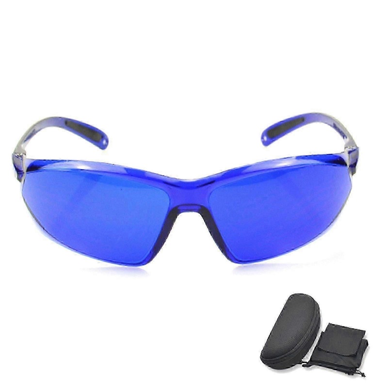 Golf Balls Finder Glasses, High Definition Golf Balls Finder Golf Balls Finding Glasses with Blue Lens for Men or Women