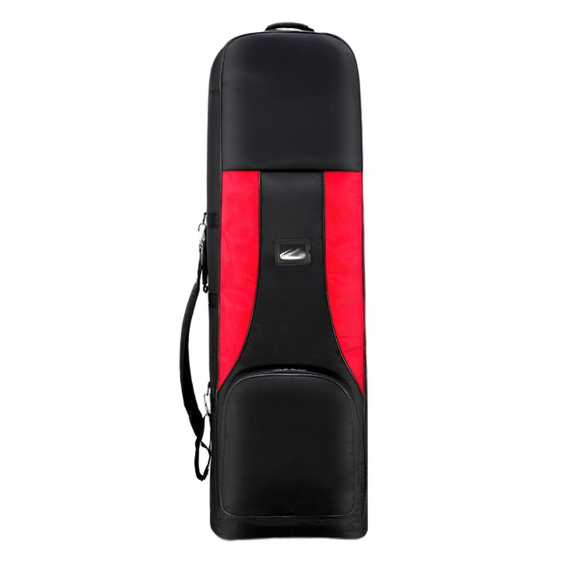 Golf Travel Bag with Wheels Universal Travel Pouch for Golfer Sport Airlines Red