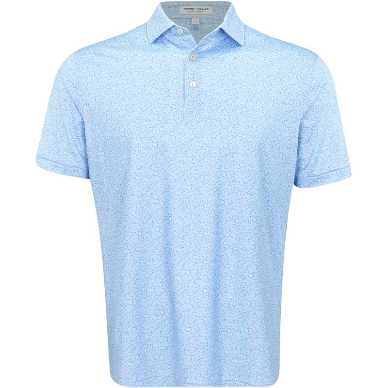 Macaw Performance Jersey Polo|Cottage Blue|Small|Medium|Large|X-Large|XX-Large