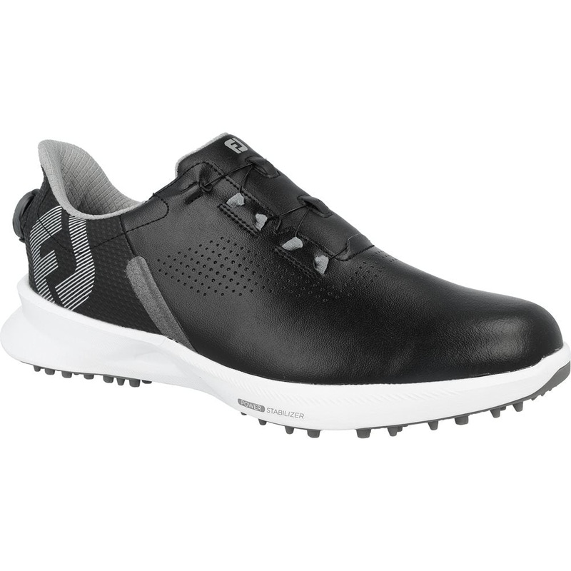 Fuel BOA Spikeless Golf Shoes|Black/Black/Blue Jay|11.5