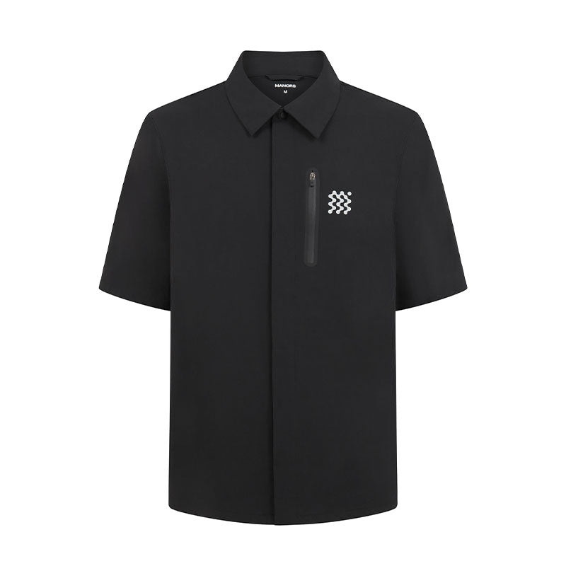 MANORS Tailored Frontier Men’s Polo (Black)
