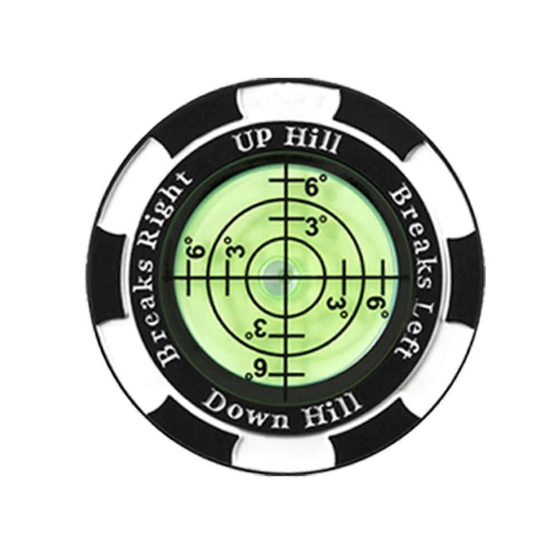 Professionally Designed Golf Ball Marker with High-Accuracy Portable Green Reader and Plastic Clip 2025
