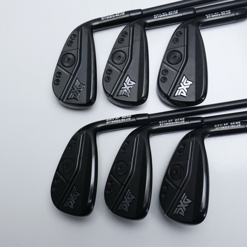 Used PXG 0311 XP Gen 6 Black Label Elite Iron Set / 6 – PW + GW / Regular Flex