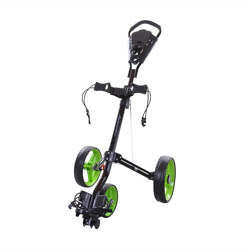 AEROCART Alum 3-Wheels Trolley (Black/Green)