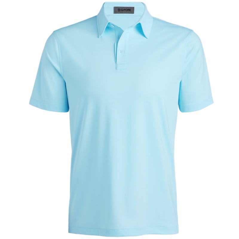 Mlange Ice Nylon Polo|Blue Solid Breeze Melange|X-Small|Small|Medium|Large|X-Large|XX-Large|XXX-Large|XX-Small