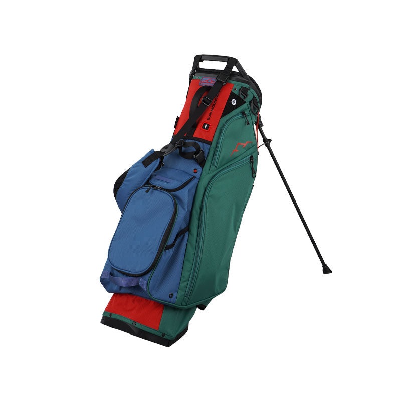 SUN MOUNTAIN 8.5 E-3.5 14-Way Stand Bag (Forest/Navy/Red)