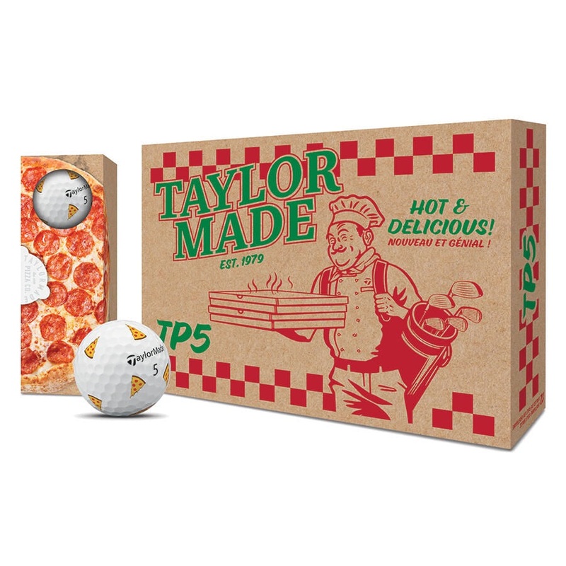 TaylorMade TM25 TP5/TP5x Pix Pizza Party Golf Ball – Dozen
