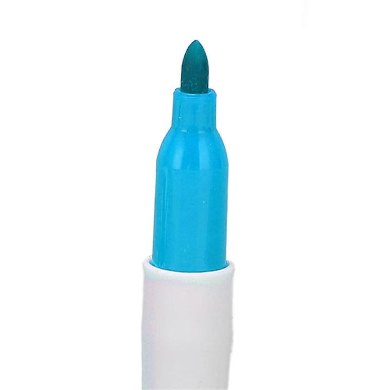 10pcs Golfing Marker Pen Oil Based Waterproof Portable Ball Line Marker Tool Ball Alignment Tool for Drawing Coloring Sky Blue