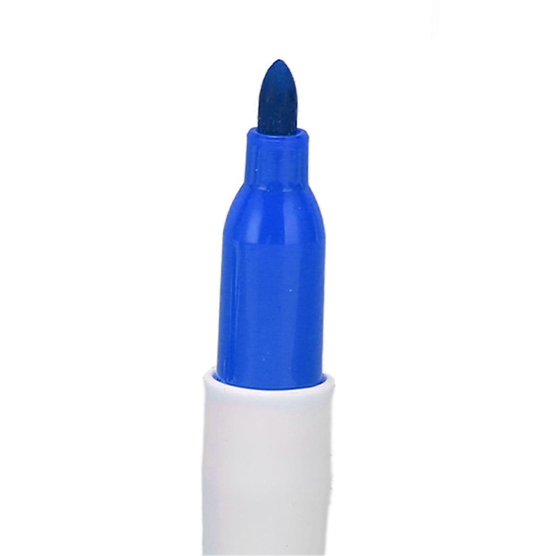 10pcs Golfing Marker Pen Oil Based Waterproof Portable Ball Line Marker Tool Ball Alignment Tool for Drawing Coloring Blue