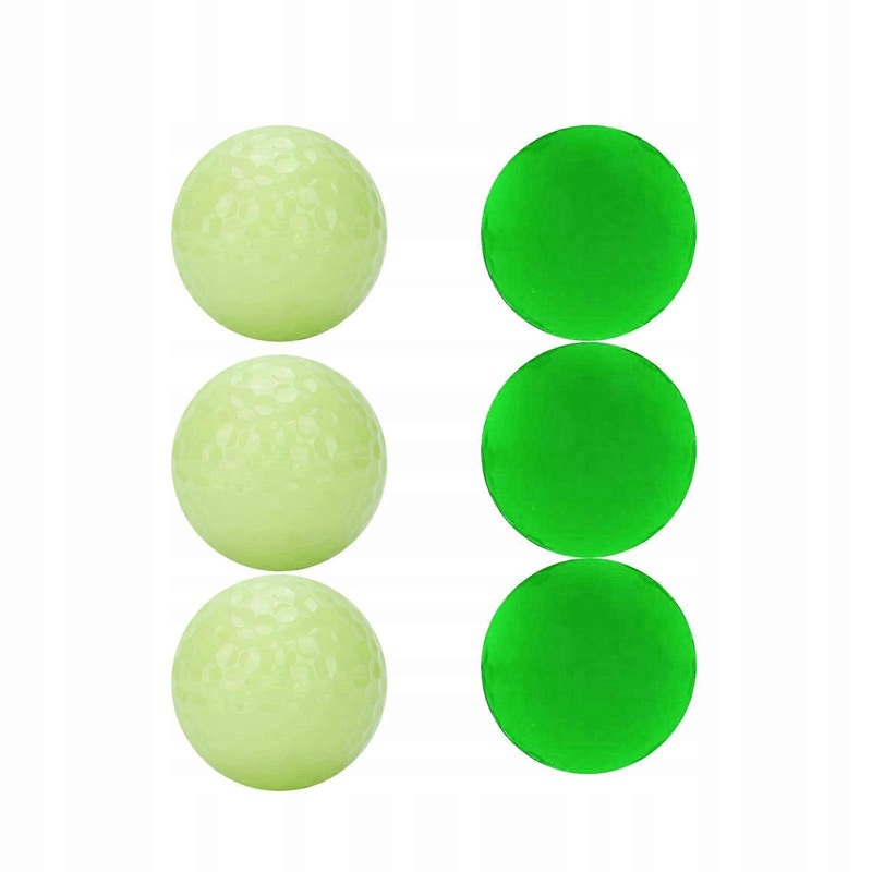 6pcs Luminous Night Golf Ball Glowing In The Dark