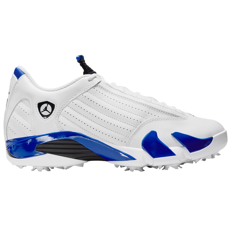 Air Jordan 14 G Golf Shoes|White/Black/Hyper Royal|3.5|4|4.5|5|5.5|6|6.5|7|7.5|8|8.5|9|9.5|10|10.5|11|11.5|12|12.5|13|14|15|16