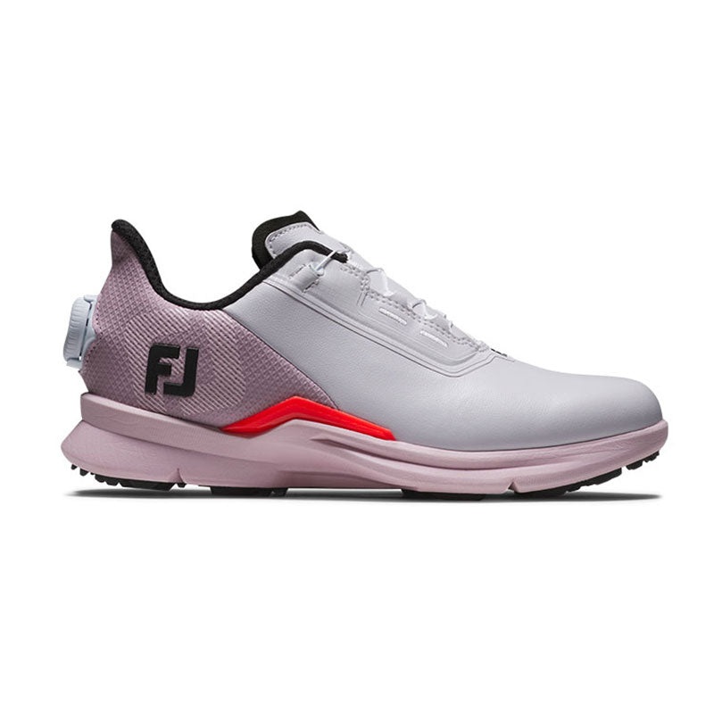 FOOTJOY Fuel BOA Women’s Spikeless Shoes (White/Pink/Coral)