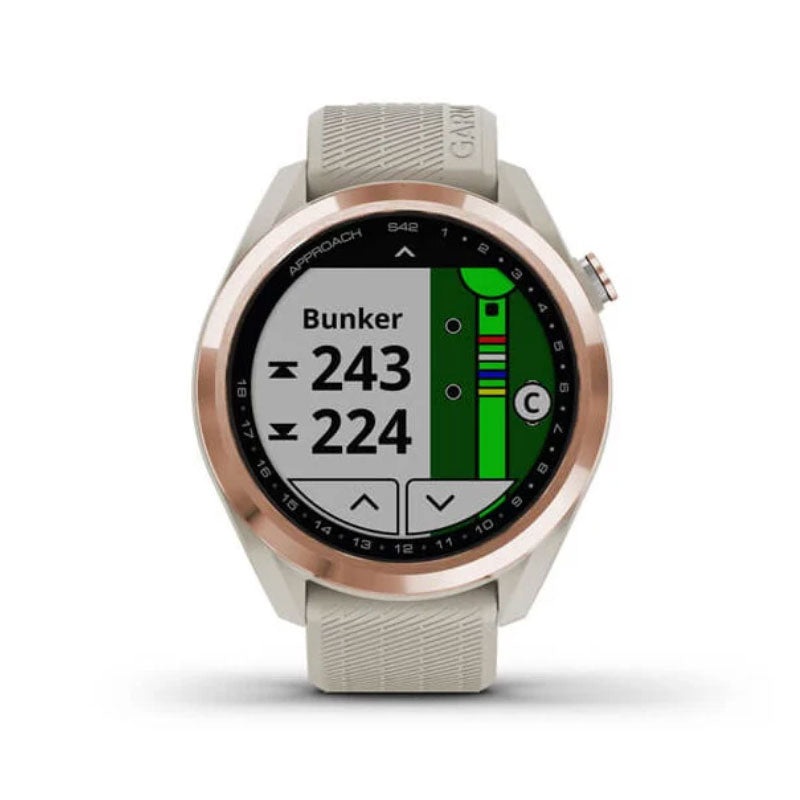 GARMIN Approach S42 Golf Watch (Rose Gold/Light Sand)