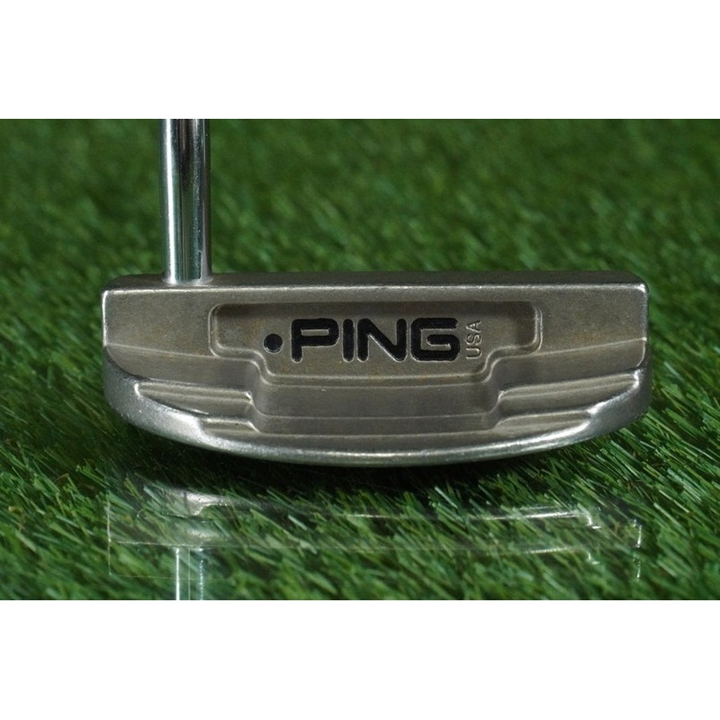 PING PIPER G2 34.5 MID-MALLET PUTTER BLACK DOT RH WINN AVS & CLOVER HEADCOVER