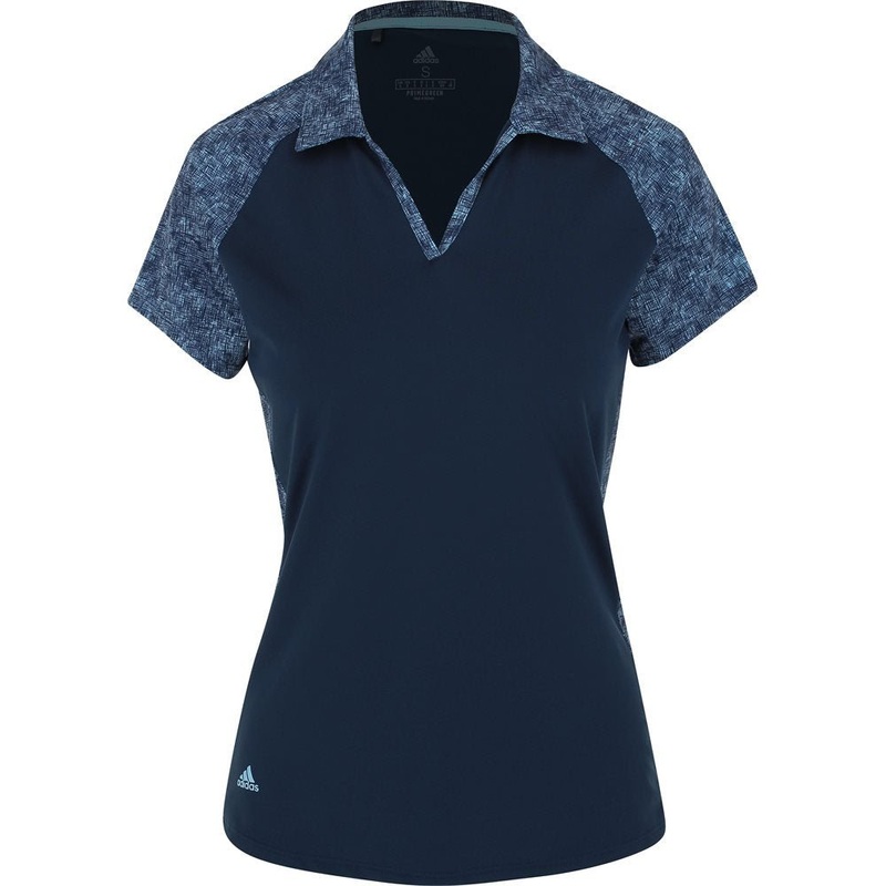 Women’s Ultimate Print Polo|Crew Navy|X-Small