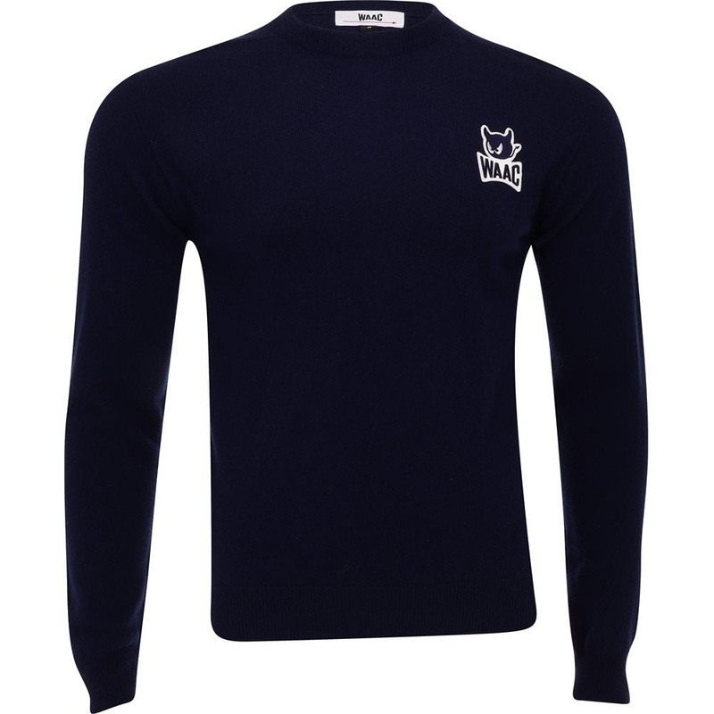Cashmere Crewneck Sweater|Dark Navy|Medium|Large|X-Large