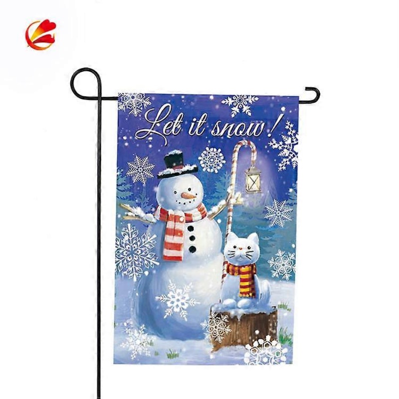 Christmas Garden Flag Polyester Holiday Yard Decoration For Party Valentine Easter Halloween