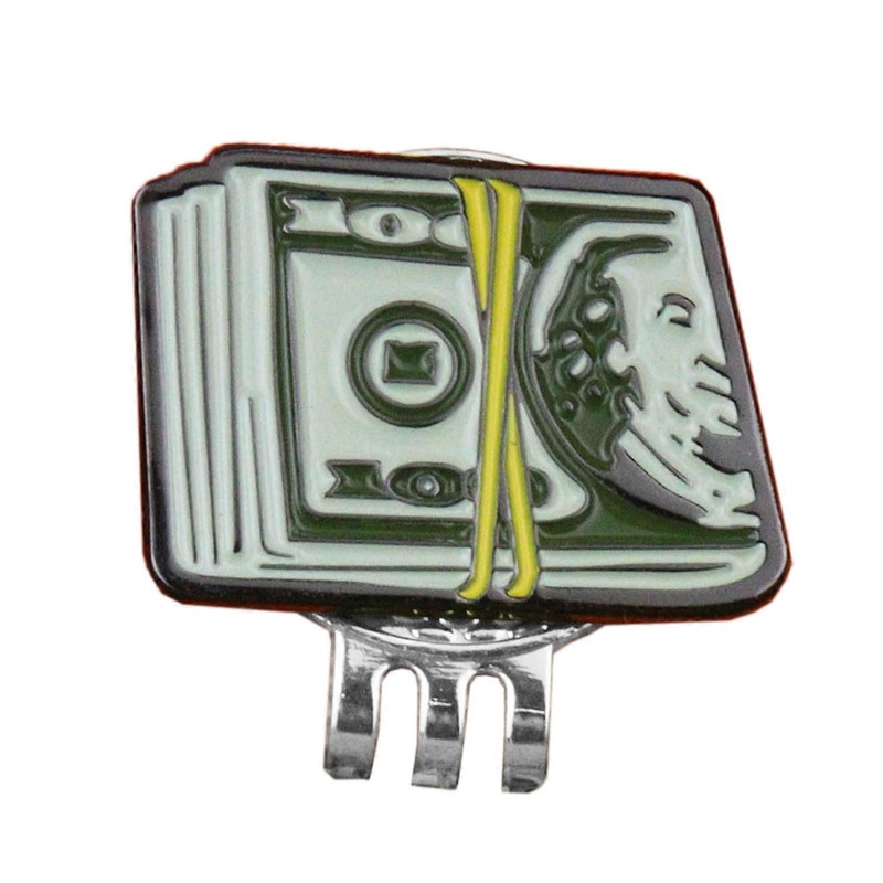 Dollar Bill Golf Hat Clip Marker Magnetic Golf Ball Alignment Clip Markers Golf Accessory Gift for Men Women Durable