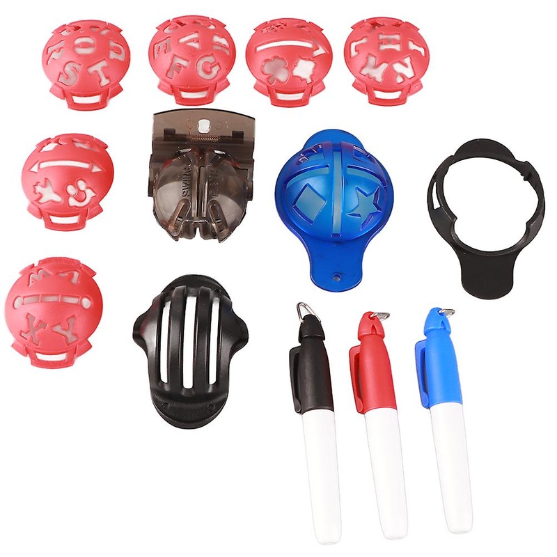 Golf Accessories,12Pcs Golf Ball Marker Golf Ball Marker Pen Golf Ball Liner Sleek Aesthetic