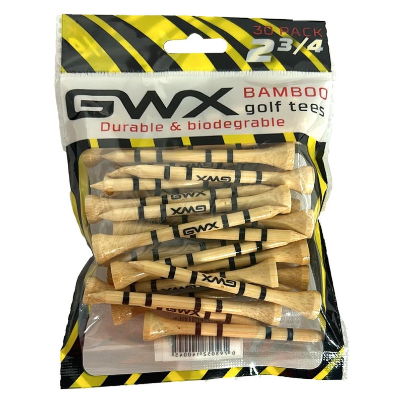 GWX Bamboo Golf Tees – Natural