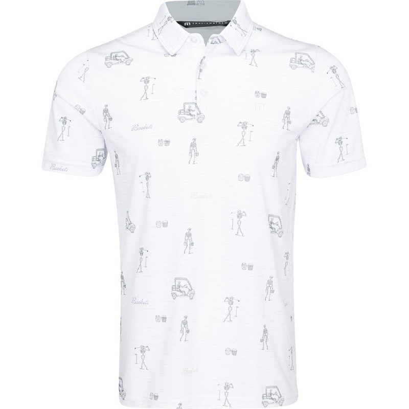 Lost City Polo|White|Small|Medium|Large|X-Large|XX-Large
