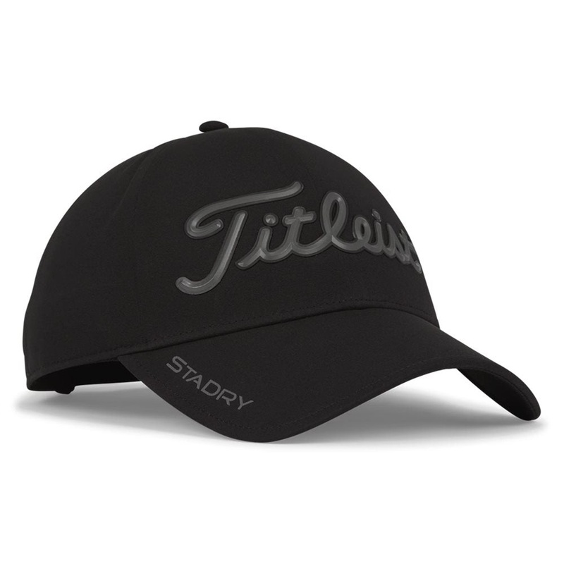 Players StaDry Hat|Black/Charcoal|One Size Fits Most
