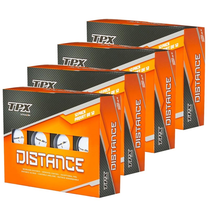 Powerbilt TPX Distance Golf Balls – 4 Dozen
