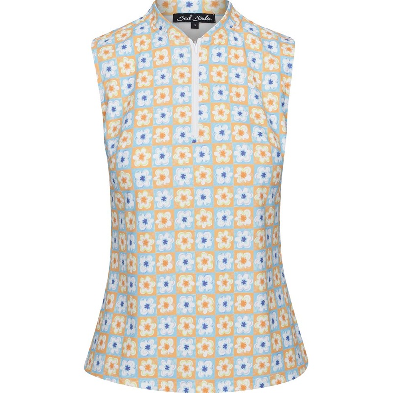 Women’s Blade Sleeveless Polo|Multi Flowers|Small|Large