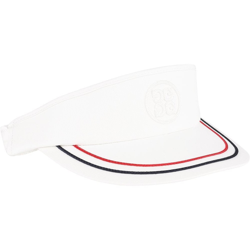 Chainstitch Circle G’s Visor|Snow|One Size Fits Most