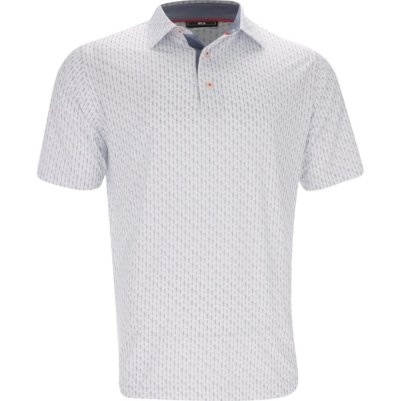 Figure Lisle Polo|White/Flint|Medium|Large|X-Large|XX-Large