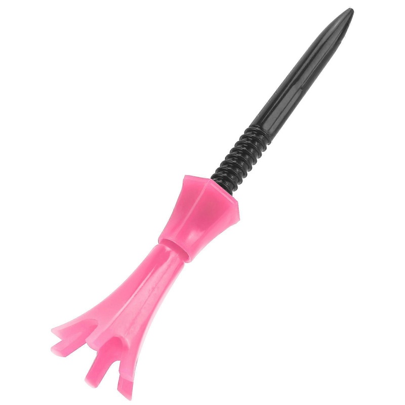 Golf Training Accessories Adjustable Golf Training Ball Tees Ball Holder for Outdoor SportsPink