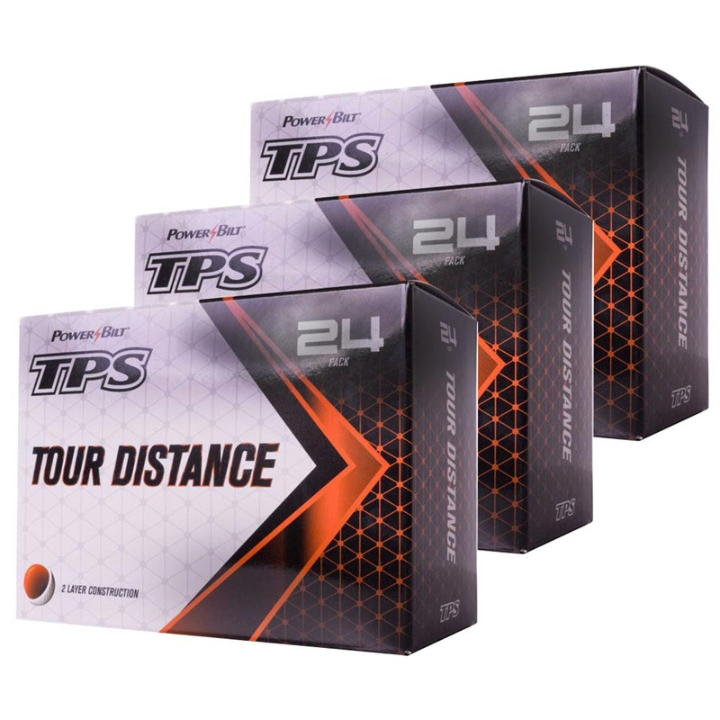 Powerbilt TPS Tour Distance Golf Balls – 6 Dozen