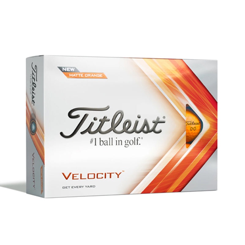 TITLEIST Velocity (2022) (Orange) Golf Ball