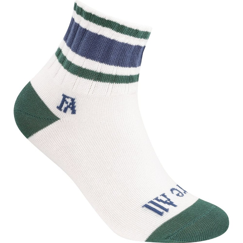 Women’s Retro Ankle Socks|Green/Blue|Mustard/Green|One Size Fits Most