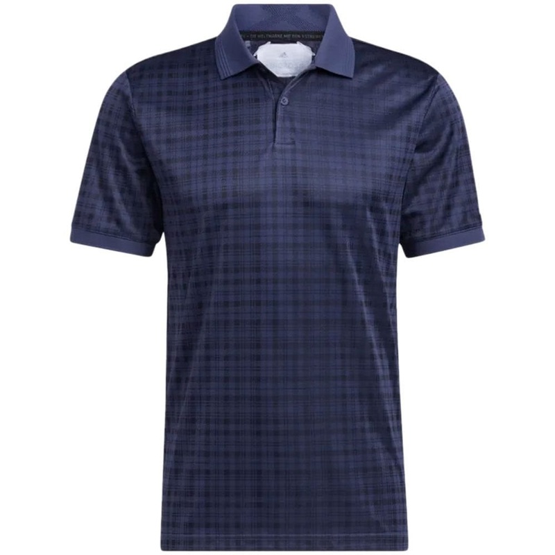 Adicross Plaid Polo|Trace Blue F17|Small|Medium