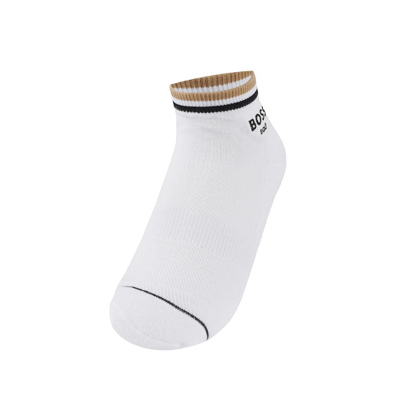 BOSS GOLF Signature Men’s Crew Socks (White)