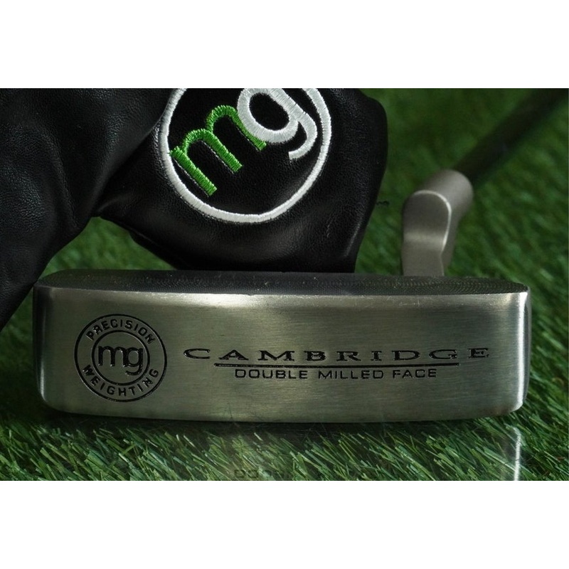 MG PRECISION WEIGHTING DOUBLE MILLED CAMBRIDGE 34 PUTTER + HEADCOVER ~ NICE!!