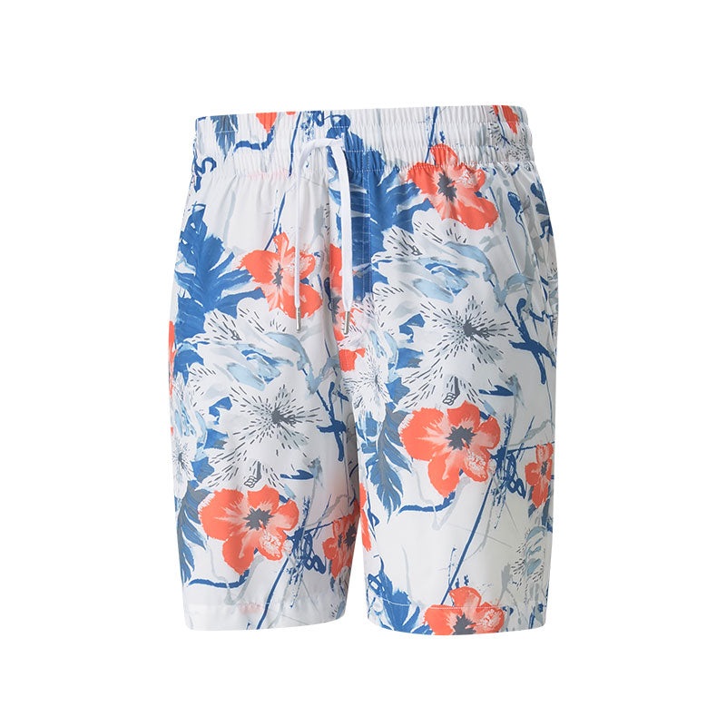 PUMA Nassau Men’s Shorts (Bright White/Hot Carol)