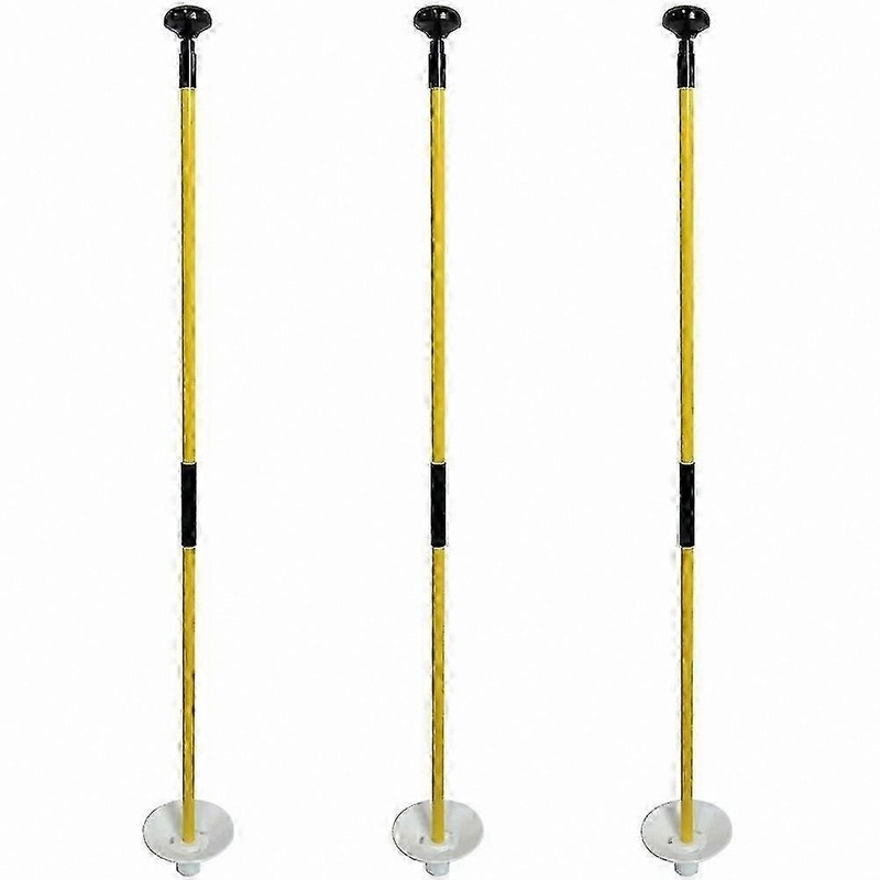 Fiberglass Golf Flag Sticks for Practice, 2-Section Mini Putting Green Flagpole Set for Yard Use