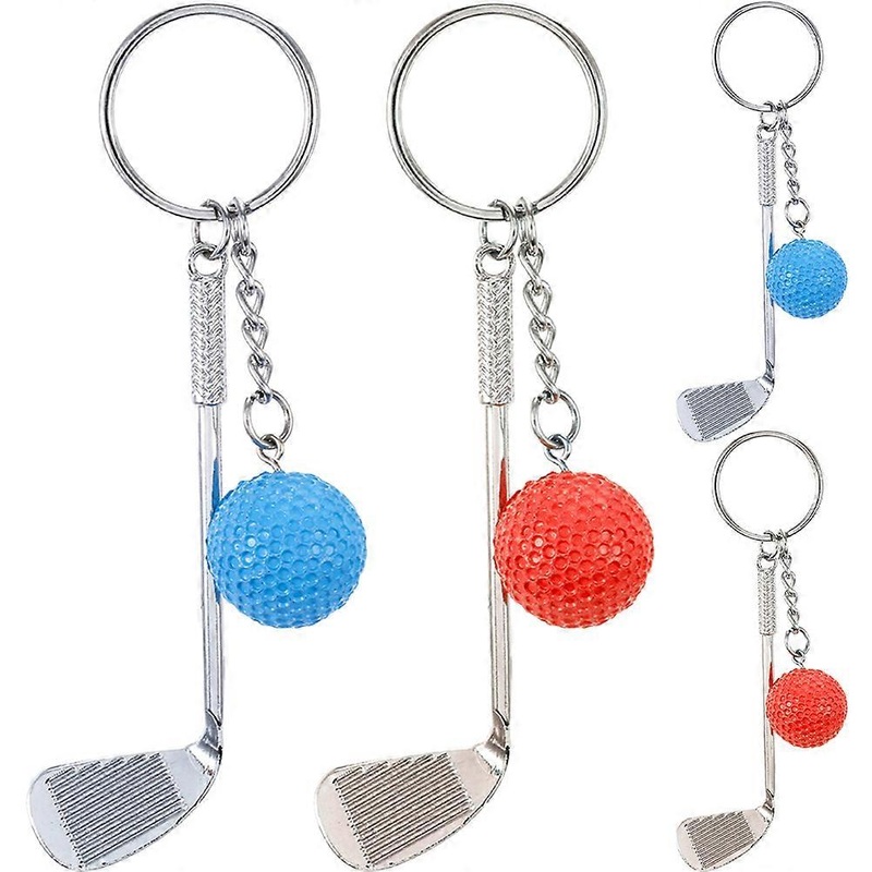 Golf Ball Keychain Set   Vibrant Sports Keychains for Golf Lovers, Car Keys, Backpack Charms, Unique Party Favors for Daily Use
