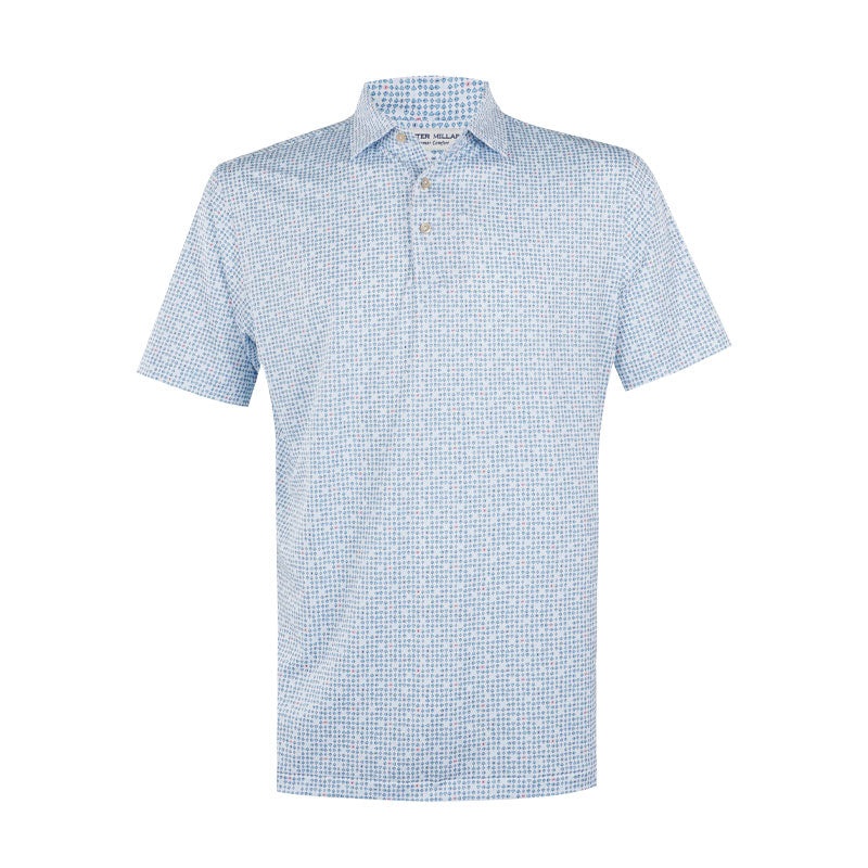 PETER MILLAR Ace of Spades Men’s Performance Polo (White)