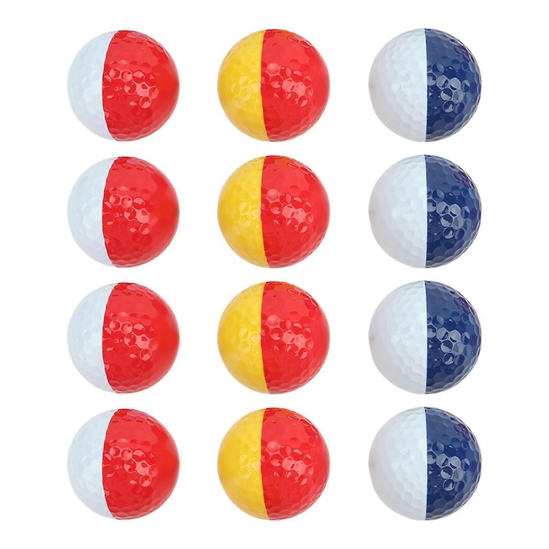 Premium Golf Balls: High-Bounce, Long-Distance Practice & Play (12-Pack, Glossy Finish)