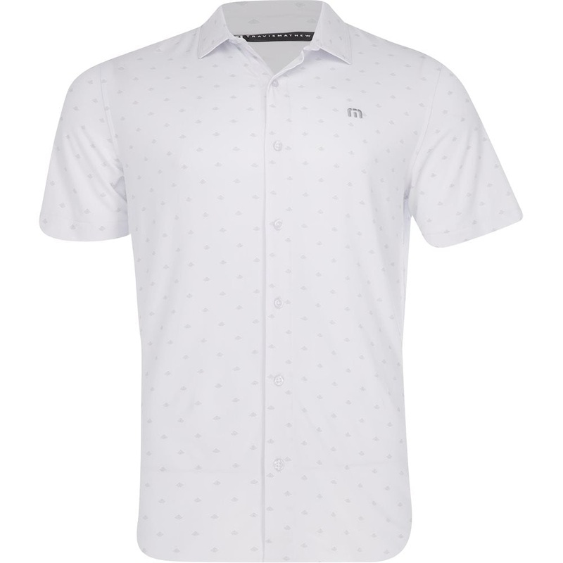 Set A Course Button-Up Shirt|White|Medium|Large|X-Large|XX-Large
